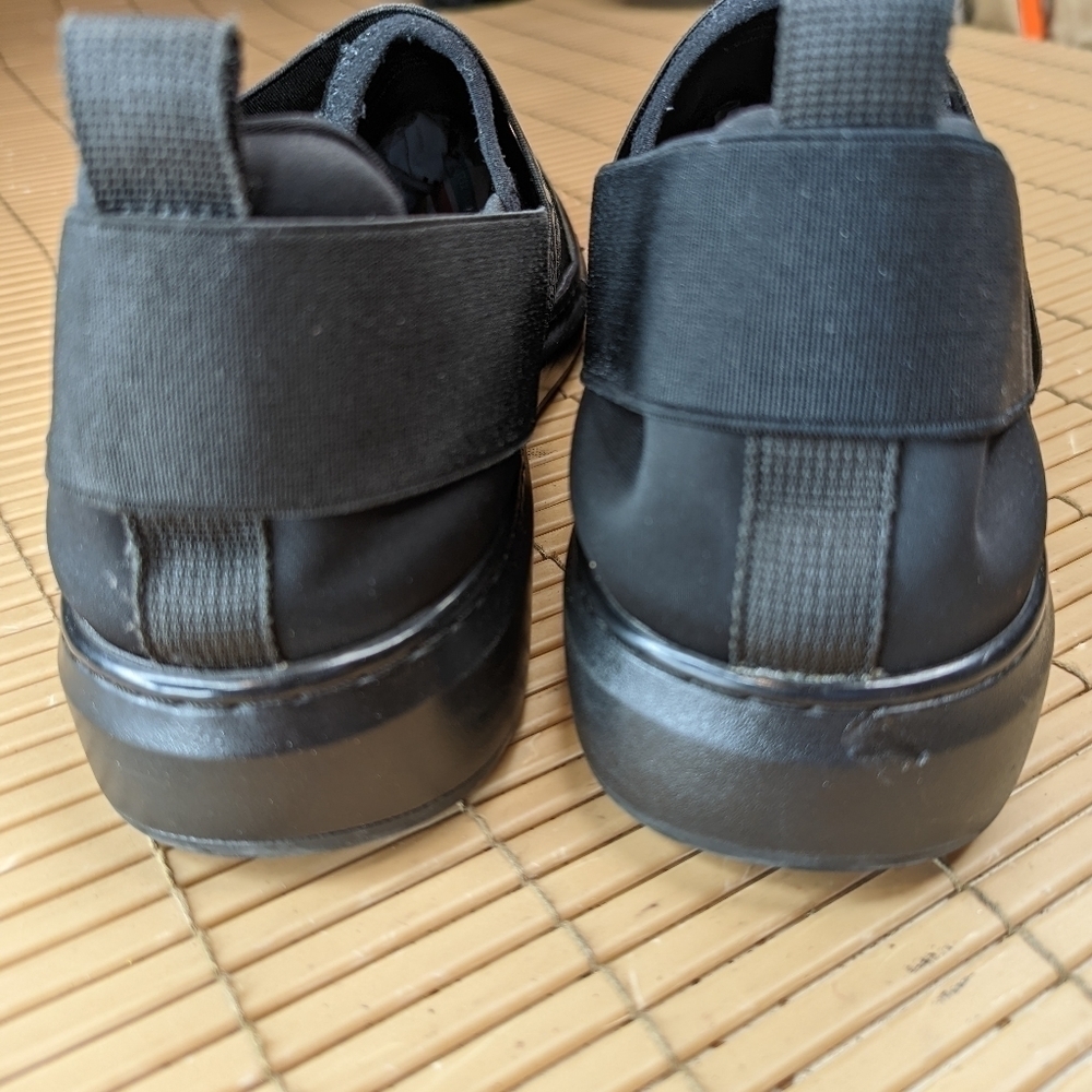 Karl Lagerfeld Paris Men's Black Logo-Strap Neoprene Slip-On Sneakers Shoes 10 M - Picture 8 of 11